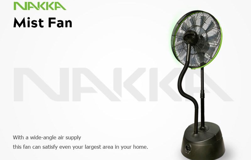 Stand Fan With Water Spray